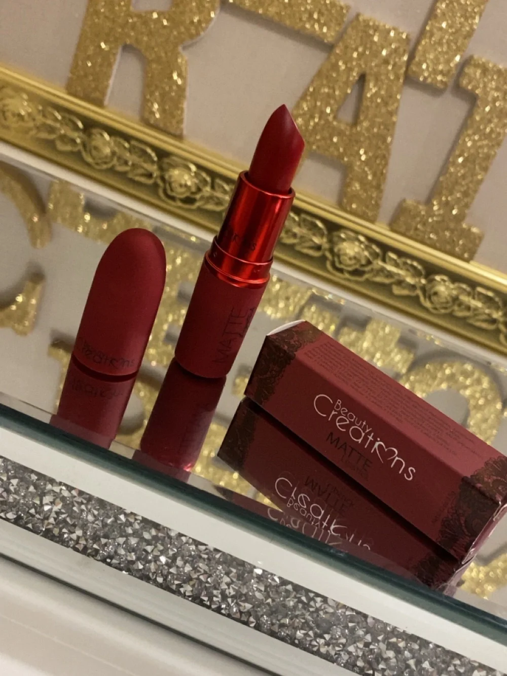 Beauty Creations Matte Lipstick - Ruby Red #4
